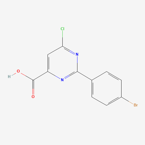2-(4-bromophenyl)-6-chloropyrimidine-4-carboxylic acid (CAS: 1315361-99-9) - Related Chemical Product