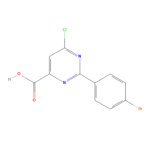 2-(4-bromophenyl)-6-chloropyrimidine-4-carboxylic acid (CAS: 1315361-99-9) - Related Chemical Product