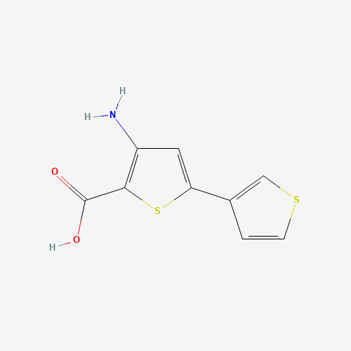 3-amino-5-thiophen-3-ylthiophene-2-carboxylic acid (CAS: 507472-79-9) - Related Chemical Product