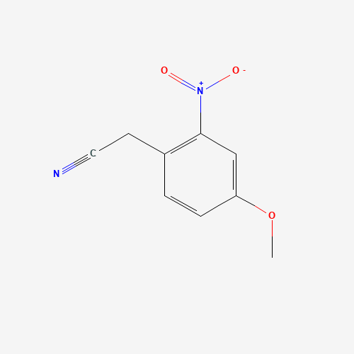 2-(4-methoxy-2-nitrophenyl)acetonitrile (CAS: 105003-90-5) - Chemical Structure and Molecular Formula 