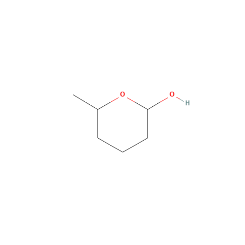6-methyloxan-2-ol (CAS: 18545-19-2) - Chemical Structure and Molecular Formula 