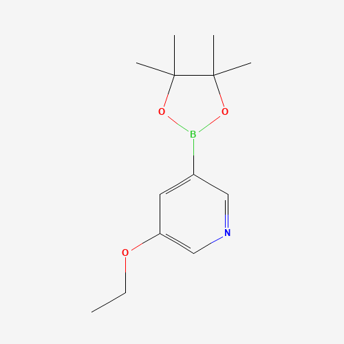 3-ethoxy-5-(4,4,5,5-tetramethyl-1,3,2-dioxaborolan-2-yl)pyridine (CAS: 1171892-40-2) - Related Chemical Product