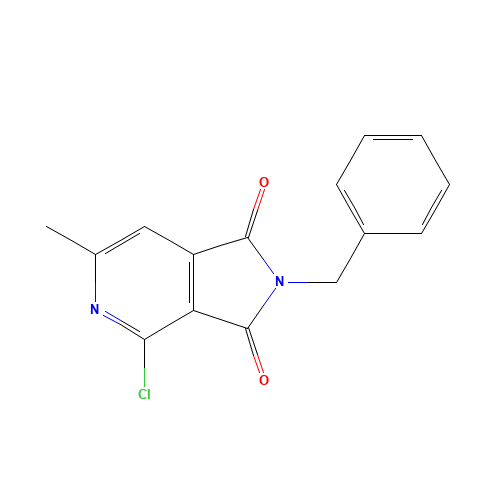 2-benzyl-4-chloro-6-methylpyrrolo[3,4-c]pyridine-1,3-dione (CAS: 261363-75-1) - Related Chemical Product