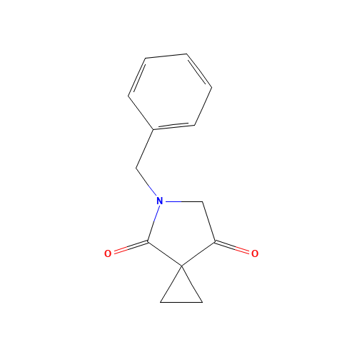 5-benzyl-5-azaspiro[2.4]heptane-4,7-dione (CAS: 129306-04-3) - Chemical Structure and Molecular Formula 
