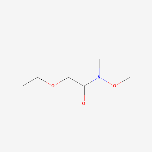 2-ethoxy-N-methoxy-N-methylacetamide (CAS: 1104606-22-5) - Chemical Structure and Molecular Formula 