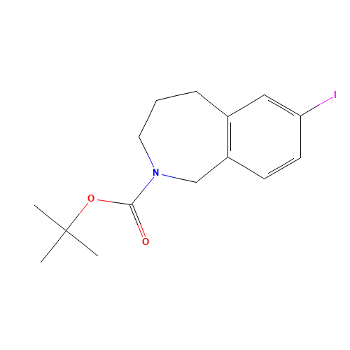 tert-butyl 7-iodo-1,3,4,5-tetrahydro-2-benzazepine-2-carboxylate (CAS: 1158743-92-0) - Related Chemical Product