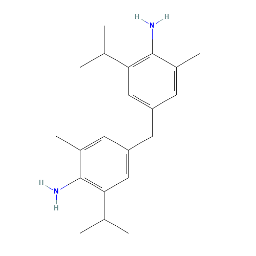 4-[(4-amino-3-methyl-5-propan-2-ylphenyl)methyl]-2-methyl-6-propan-2-ylaniline (CAS: 16298-38-7) - Related Chemical Product