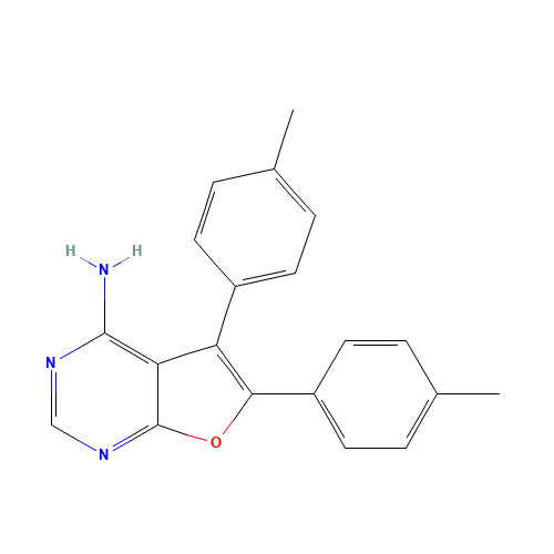 5,6-bis(4-methylphenyl)furo[2,3-d]pyrimidin-4-amine (CAS: 501693-54-5) - Related Chemical Product