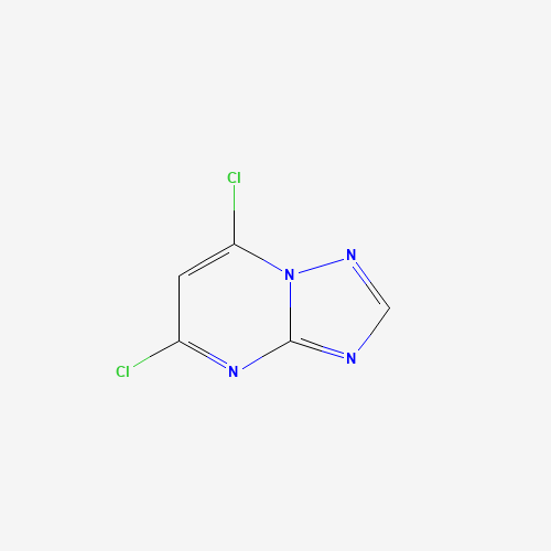 5,7-dichloro-[1,2,4]triazolo[1,5-a]pyrimidine (CAS: 78706-26-0) - Chemical Structure and Molecular Formula 