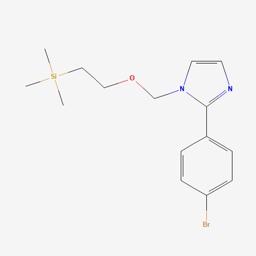2-[[2-(4-bromophenyl)imidazol-1-yl]methoxy]ethyl-trimethylsilane (CAS: 934744-50-0) - Related Chemical Product