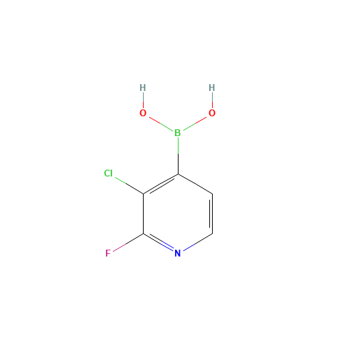 (3-chloro-2-fluoropyridin-4-yl)boronic acid (CAS: 1217500-55-4) - Related Chemical Product