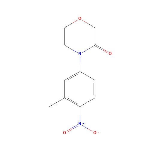 4-(3-methyl-4-nitrophenyl)morpholin-3-one (CAS: 845729-46-6) - Related Chemical Product