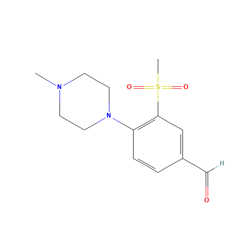 4-(4-methylpiperazin-1-yl)-3-methylsulfonylbenzaldehyde (CAS: 1197193-43-3) - Related Chemical Product
