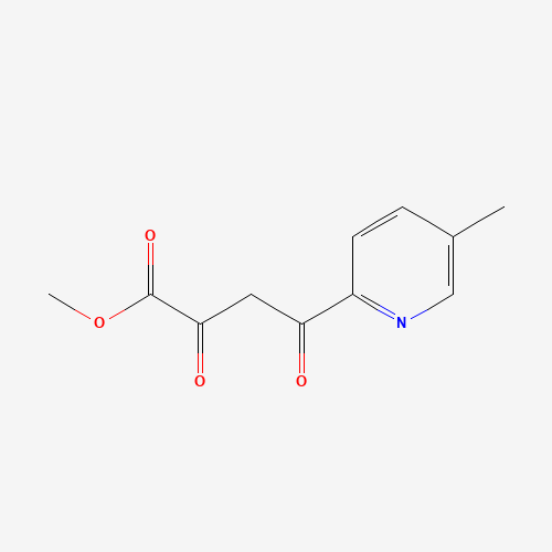 methyl 4-(5-methylpyridin-2-yl)-2,4-dioxobutanoate (CAS: 858598-96-6) - Chemical Structure and Molecular Formula 