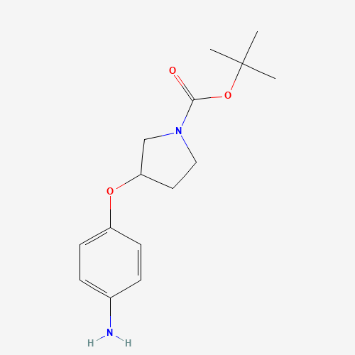 tert-butyl 3-(4-aminophenoxy)pyrrolidine-1-carboxylate (CAS: 862874-75-7) - Related Chemical Product