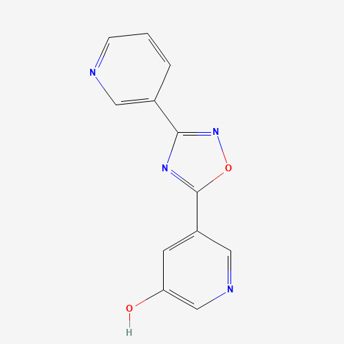 5-(3-pyridin-3-yl-1,2,4-oxadiazol-5-yl)pyridin-3-ol (CAS: 1033724-03-6) - Related Chemical Product