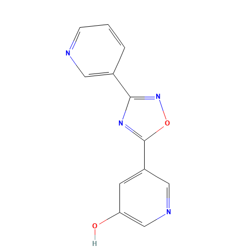 5-(3-pyridin-3-yl-1,2,4-oxadiazol-5-yl)pyridin-3-ol (CAS: 1033724-03-6) - Related Chemical Product