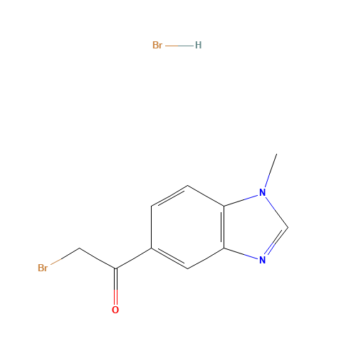 2-bromo-1-(1-methylbenzimidazol-5-yl)ethanone;hydrobromide (CAS: 944450-78-6) - Related Chemical Product