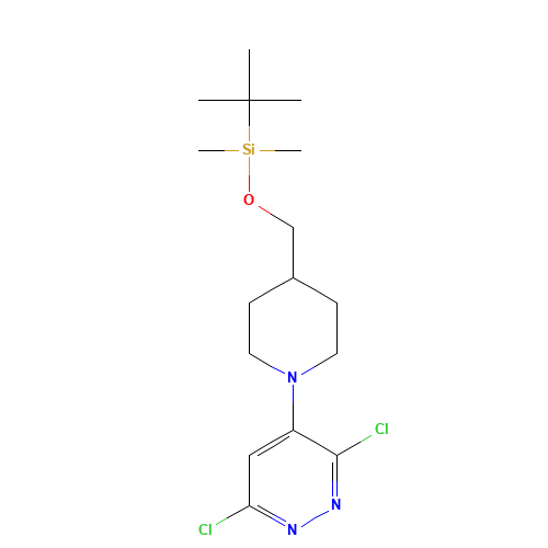 tert-butyl-[[1-(3,6-dichloropyridazin-4-yl)piperidin-4-yl]methoxy]-dimethylsilane (CAS: 1349874-38-9) - Related Chemical Product