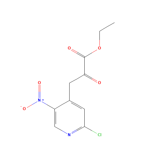 ethyl 3-(2-chloro-5-nitropyridin-4-yl)-2-oxopropanoate (CAS: 800401-66-5) - Related Chemical Product