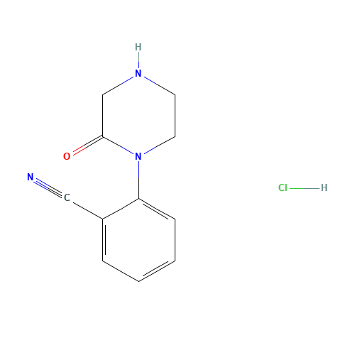 2-(2-oxopiperazin-1-yl)benzonitrile;hydrochloride (CAS: 819813-98-4) - Related Chemical Product