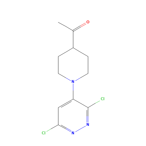 1-[1-(3,6-dichloropyridazin-4-yl)piperidin-4-yl]ethanone (CAS: 1350608-46-6) - Related Chemical Product