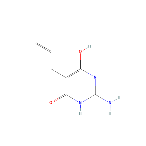 2-amino-4-hydroxy-5-prop-2-enyl-1H-pyrimidin-6-one (CAS: 97570-29-1) - Related Chemical Product