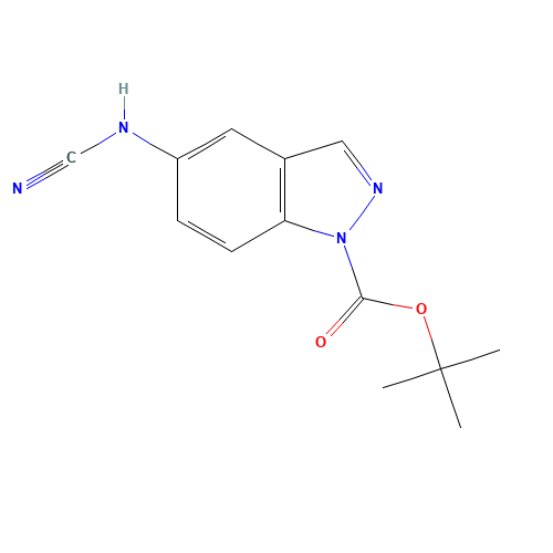 tert-butyl 5-(cyanoamino)indazole-1-carboxylate (CAS: 887594-17-4) - Related Chemical Product