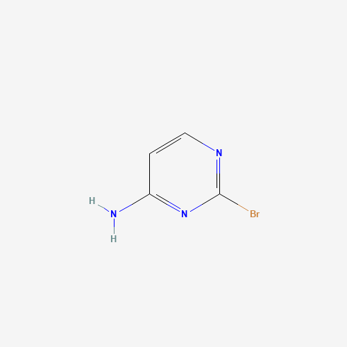 2-bromopyrimidin-4-amine (CAS: 1160994-71-7) - Chemical Structure and Molecular Formula 