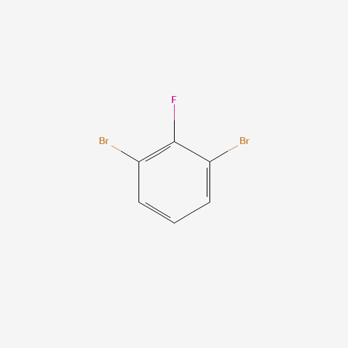 1,3-dibromo-2-fluorobenzene (CAS: 1435-54-7) - Chemical Structure and Molecular Formula 