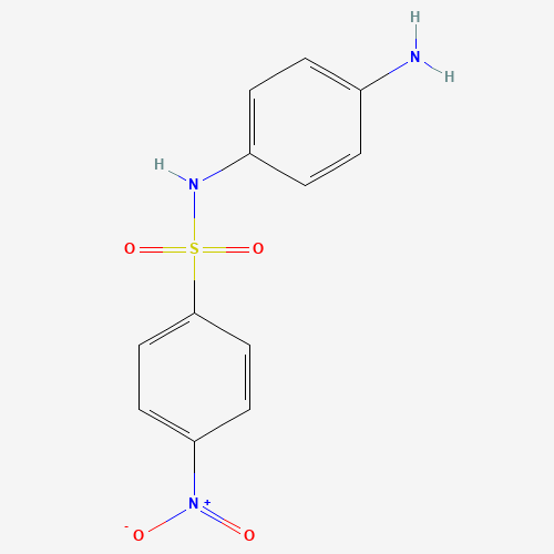 N-(4-aminophenyl)-4-nitrobenzenesulfonamide (CAS: 10553-19-2) - Chemical Structure and Molecular Formula 