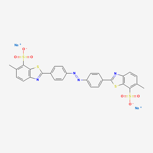 disodium;6-methyl-2-[4-[[4-(6-methyl-7-sulfonato-1,3-benzothiazol-2-yl)phenyl]diazenyl]phenyl]-1,3-benzothiazole-7-sulfonate (CAS: 14500-83-5) - Related Chemical Product