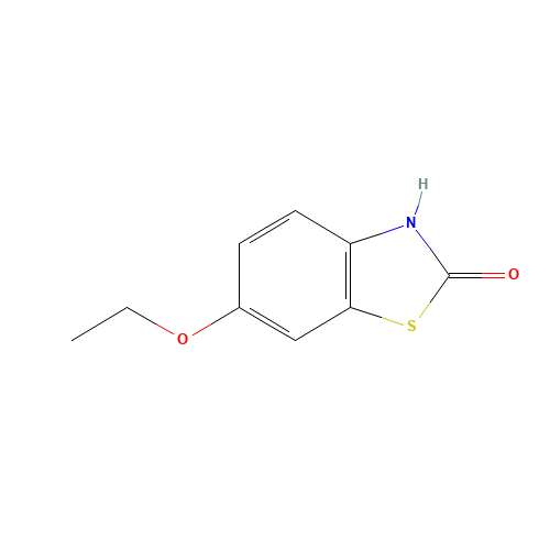 6-ethoxy-3H-1,3-benzothiazol-2-one (CAS: 72680-01-4) - Chemical Structure and Molecular Formula 