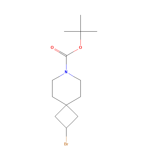tert-butyl 2-bromo-7-azaspiro[3.5]nonane-7-carboxylate (CAS: 1225276-07-2) - Chemical Structure and Molecular Formula 
