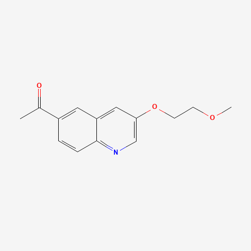 1-[3-(2-methoxyethoxy)quinolin-6-yl]ethanone (CAS: 1355583-52-6) - Related Chemical Product