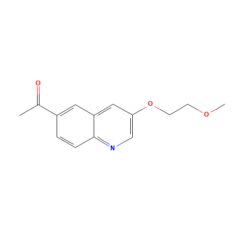 1-[3-(2-methoxyethoxy)quinolin-6-yl]ethanone (CAS: 1355583-52-6) - Related Chemical Product