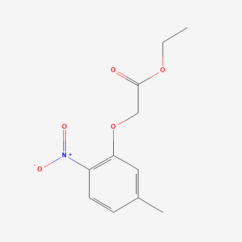 ethyl 2-(5-methyl-2-nitrophenoxy)acetate (CAS: 139502-97-9) - Chemical Structure and Molecular Formula 