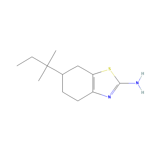 6-(2-methylbutan-2-yl)-4,5,6,7-tetrahydro-1,3-benzothiazol-2-amine (CAS: 676348-29-1) - Related Chemical Product