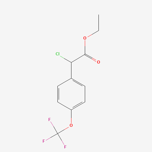 ethyl 2-chloro-2-[4-(trifluoromethoxy)phenyl]acetate (CAS: 1345973-20-7) - Related Chemical Product