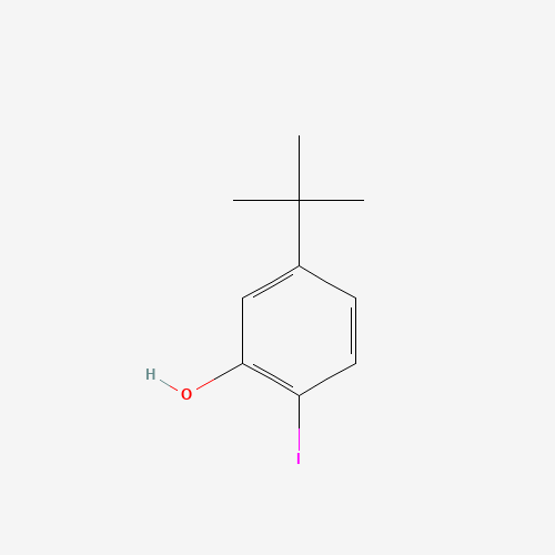 5-tert-butyl-2-iodophenol (CAS: 20942-70-5) - Chemical Structure and Molecular Formula 
