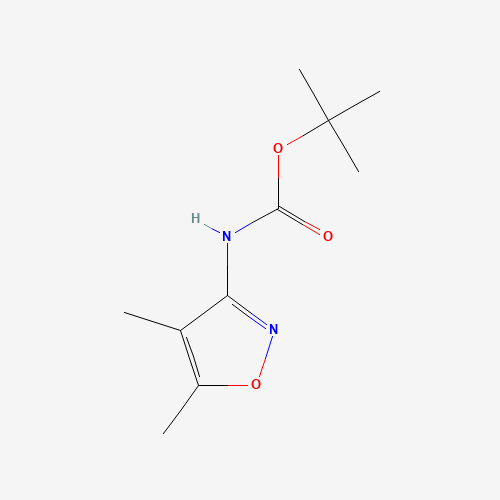 tert-butyl N-(4,5-dimethyl-1,2-oxazol-3-yl)carbamate (CAS: 174078-98-9) - Chemical Structure and Molecular Formula 