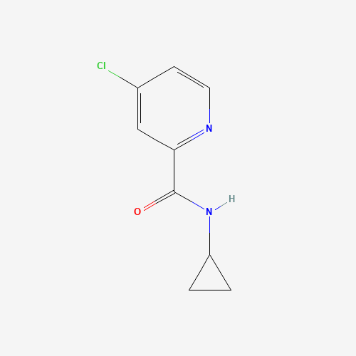 4-chloro-N-cyclopropylpyridine-2-carboxamide (CAS: 1090815-16-9) - Chemical Structure and Molecular Formula 