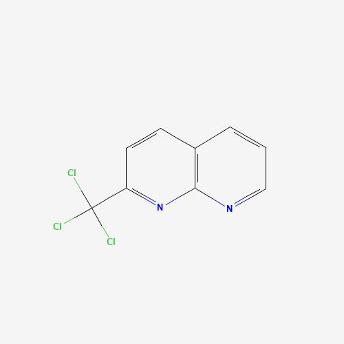 2-(trichloromethyl)-1,8-naphthyridine (CAS: 125902-24-1) - Chemical Structure and Molecular Formula 