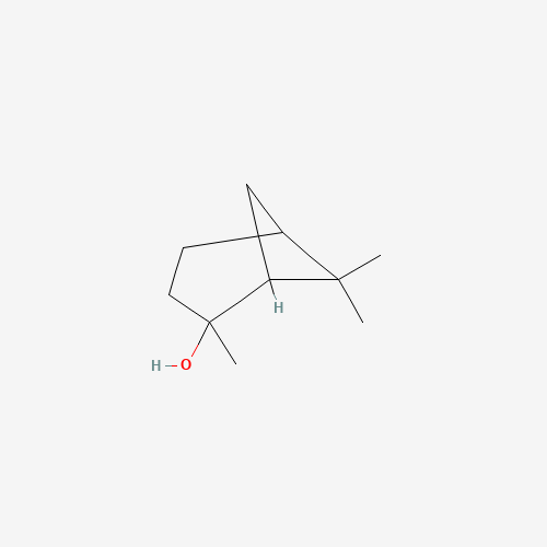 4,6,6-trimethylbicyclo[3.1.1]heptan-4-ol (CAS: 473-54-1) - Chemical Structure and Molecular Formula 