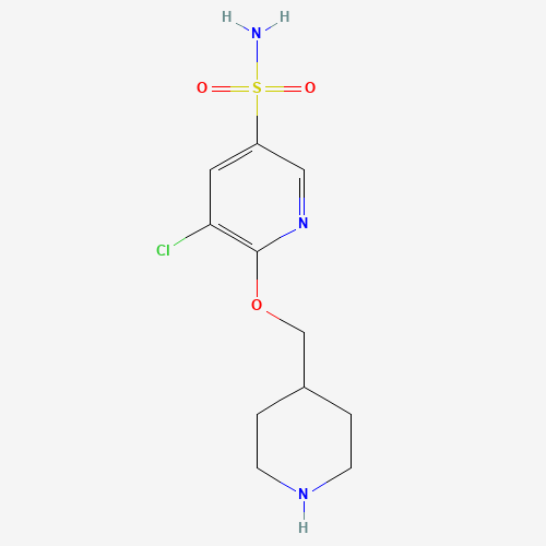 5-chloro-6-(piperidin-4-ylmethoxy)pyridine-3-sulfonamide (CAS: 1257048-72-8) - Related Chemical Product