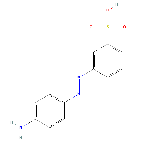 3-[(4-aminophenyl)diazenyl]benzenesulfonic acid (CAS: 102-23-8) - Related Chemical Product