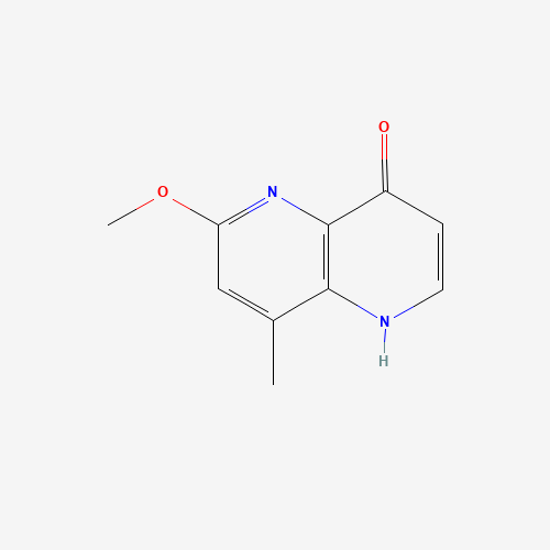 6-methoxy-8-methyl-1H-1,5-naphthyridin-4-one (CAS: 1417554-13-2) - Chemical Structure and Molecular Formula 