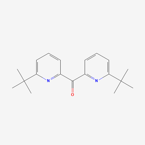 bis(6-tert-butylpyridin-2-yl)methanone (CAS: 1309314-68-8) - Chemical Structure and Molecular Formula 