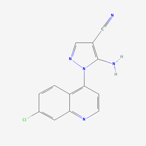5-amino-1-(7-chloroquinolin-4-yl)pyrazole-4-carbonitrile (CAS: 106898-38-8) - Related Chemical Product