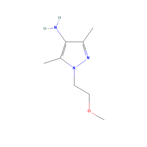 1-(2-methoxyethyl)-3,5-dimethylpyrazol-4-amine (CAS: 1152839-38-7) - Related Chemical Product